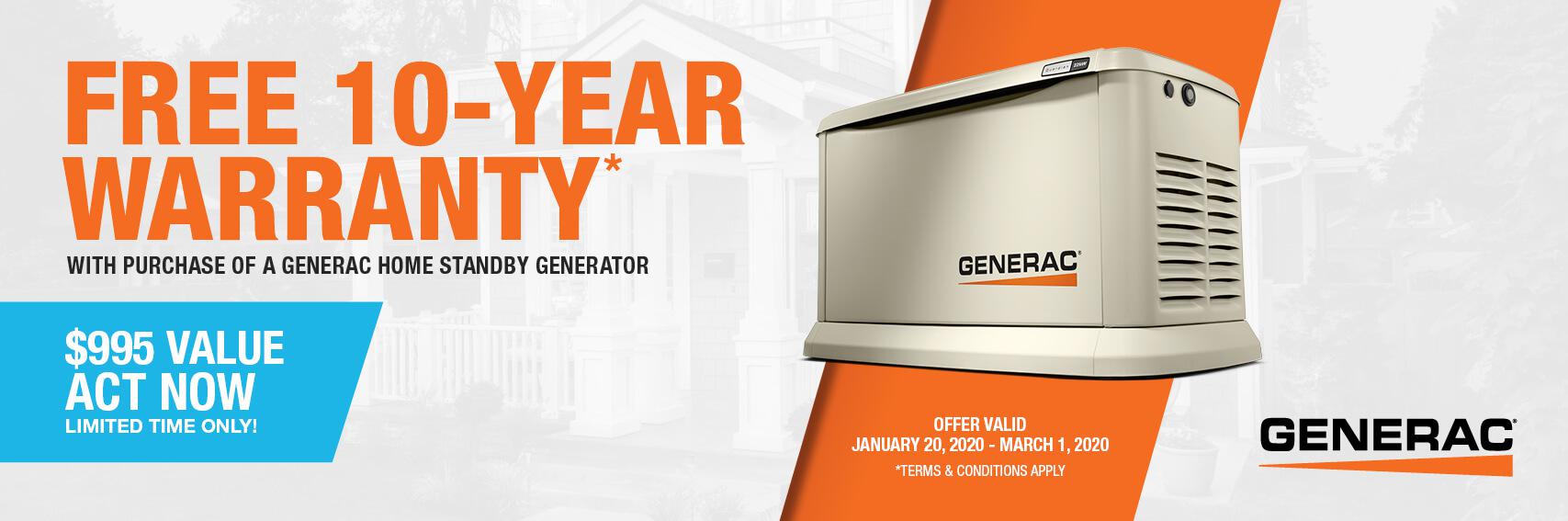Homestandby Generator Deal | Warranty Offer | Generac Dealer | Baton Rouge, LA